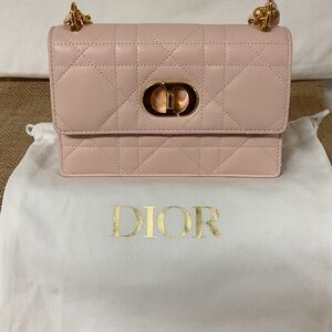 Dior Blush Pink Quilted Crossbody Bag